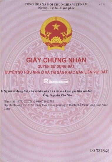 BÁN ĐẤT TẠI HOÁ AN, BIÊN HOÀ, ĐỒNG NAI, DT 4202 M2 SHR 12.5 TỶ. LH:0919228287.