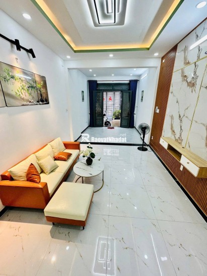 Đường Xe Hơi 6m Thông - Nhà Đúc 4 Tầng, 5PN - DT: 4x20, chỉ 7ty xíu
