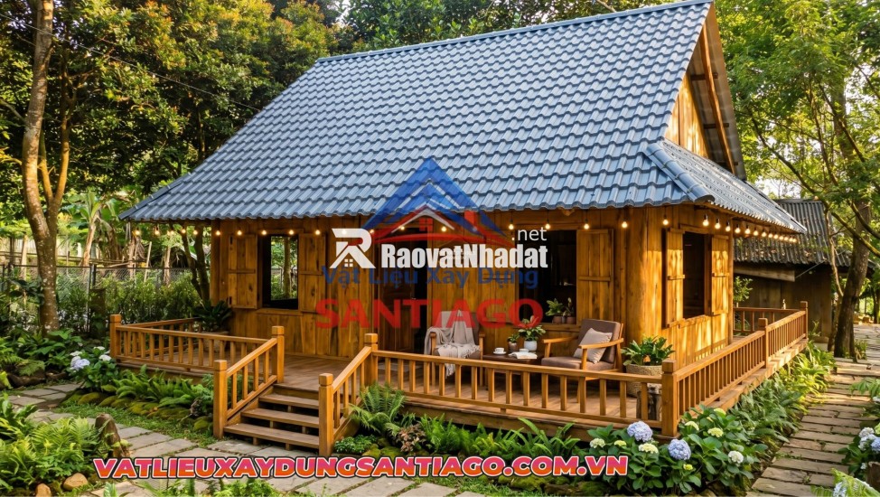 Lợp ngói nhựa homestay đẹp: tiết kiệm 50–70%, bền 25 năm