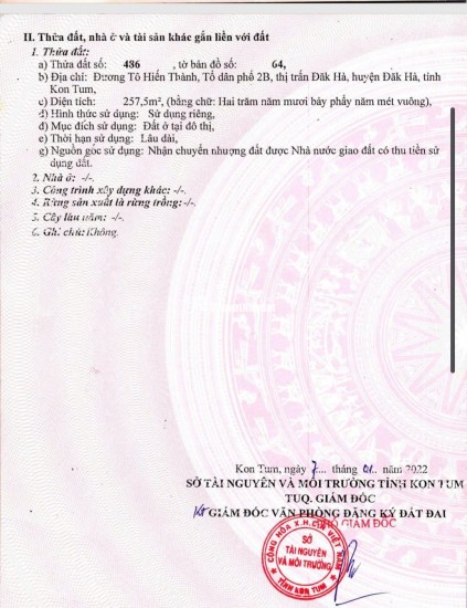NƠI AN CƯ LÝ TƯỞNG - ĐẤT PHỐ NGUYỄN BỈNH KHIÊM - TRUNG TÂM ĐĂK HÀ