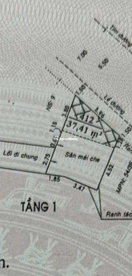ĐẤT MẶT TIỀN ĐƯỜNG ĐẶNG VĂN SÂM, TIỆN XÂY DỰNG. DT 37.41M2, SHR, CHỈ 11.6 TỶ. LH:0906242673.
