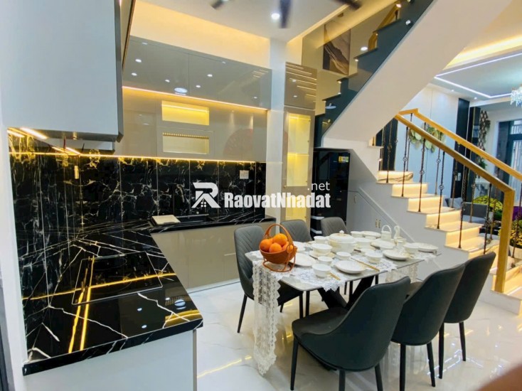 6,350 TỶ CÓ NHÀ MỚI FULL NỘI THẤT HUỲNH TẤN PHÁT, NHÀ BÈ (4X13) 3 TẦNG - 5PN - SỔ HỒNG RIÊNG