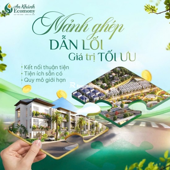 Liền kề 2 mặt tiền.Dự án hót Ecomony giá bán 15 tỷ/70m2