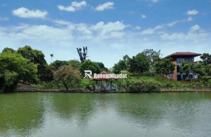 Chính chủ bán gấp lô đất view hồ tại Hòa Lạc 100m2 full thổ cư,sẵn sổ công chứng trong ngày