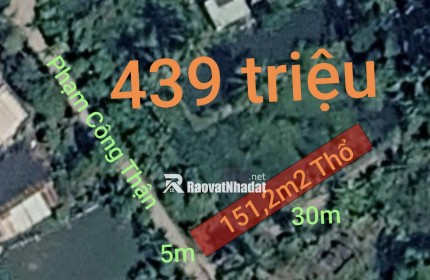 Bán lô đất thổ giá đầu tư gần Quốc Lộ 50B giá 439 triệu