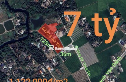 Bán đất thổ xã Vàm Cỏ gần Quốc Lộ 50B giá 7 tỷ