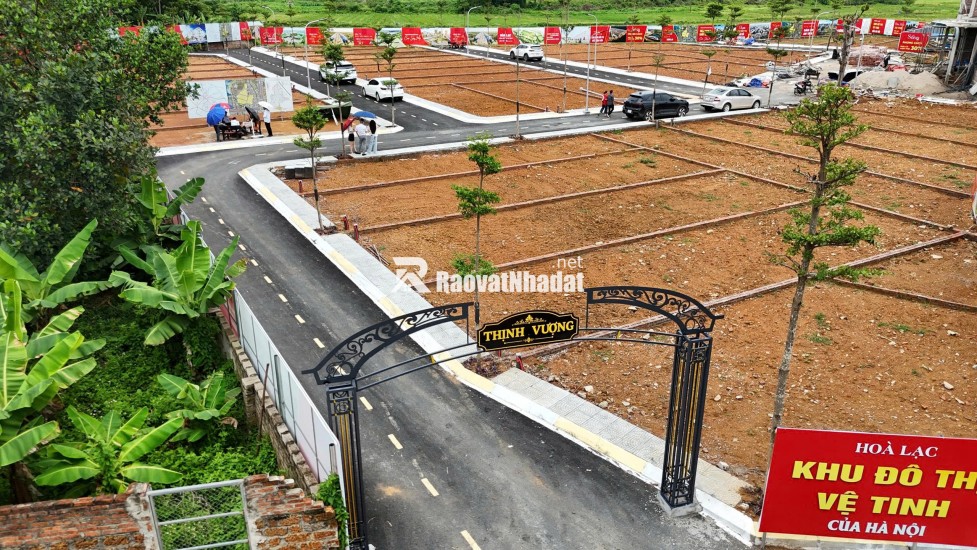 Đất nền Hoà Lạc. Vị trí đẹp sát QL 21, trục Ba Vì - Hồ Tây.5p di chuyển ra Đại học quốc gia và khu CNC Hoà Lạc