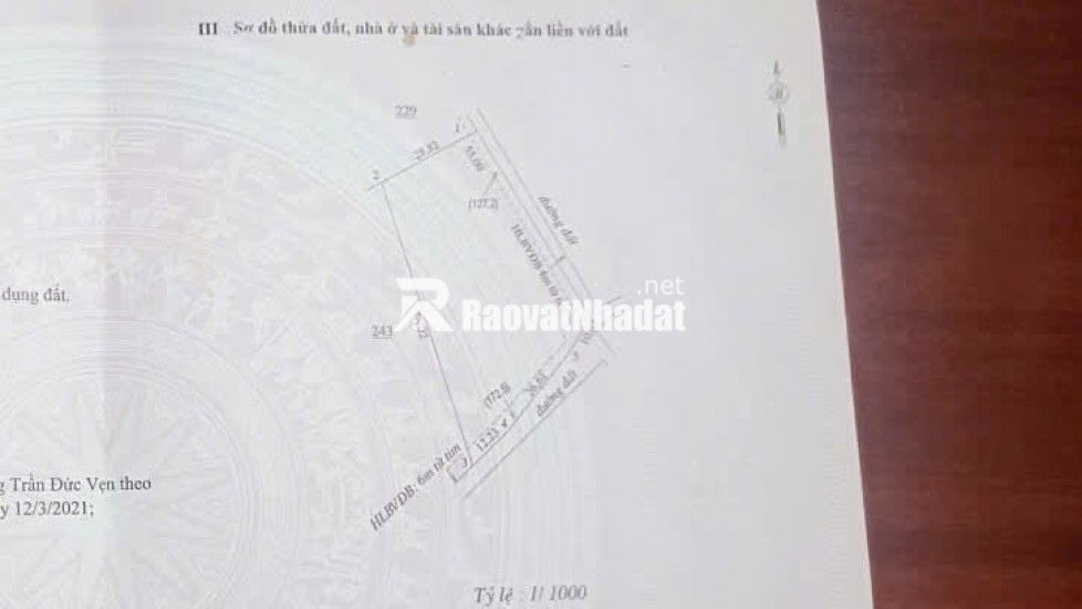 BÁN ĐẤT TÂN LỢI ĐỒNG PHÚ - FULL THỔ CƯ - SHR - GIÁ CHỈ 350TR/LÔ. LH:0363082064.