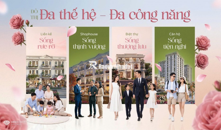 4 LIỀN KỀ CEOHOMES HANA GARDEN – KHÔNG GIAN SỐNG ĐA NĂNG, KHAI THÁC LINH HOẠT