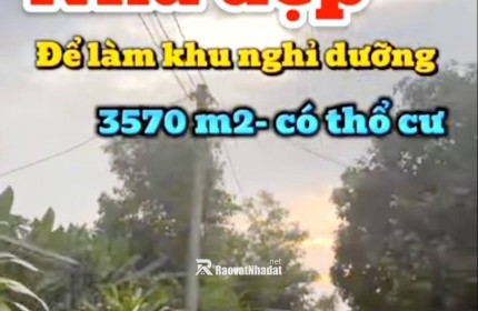NHÀ VƯỜN ĐỊNH QUÁN 3570m2 nhiều cây trái ao hồ chỉ 3 tỷ