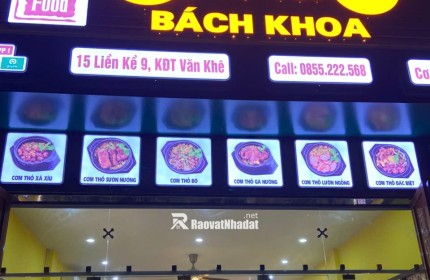 Sang nhượng Cửa hàng Cơm Thố Bách Khoa - KHU ĐÔ THỊ Văn Khê Hà Đông, Hà Nội