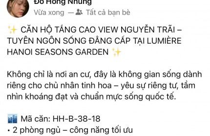  1PN HÀNG HIẾM – PHÒNG KHÁCH SIÊU RỘNG
LUMIÈRE HANOI SEASONS GARDEN