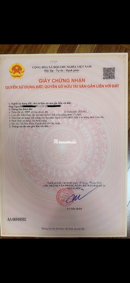 ĐẤT ĐẸP - SÁT ĐƯỜNG LIÊN XÃ TÂN HIỆP - HÓC MÔN