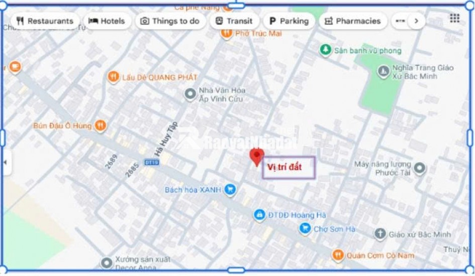 CHÍNH CHỦ BÁN ĐẤT FULL THỔ CƯ 285M2 KHU DÂN CƯ HIỆN HỮU. LH:0984682356.