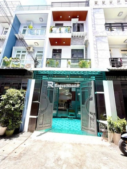 Siêu phẩm 4 tầng BTCT, ô tô ngủ trong nhà, 4m x 13m, gần chợ Thạch Đà -  Quận Gò Vấp, chỉ 6 tỷ nhỉnh(TL)