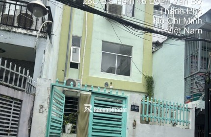 Bán nhà 414/28/9 Đoàn Văn Bơ, P.Khánh Hội, TPHCM. 99m2 SHR chỉ 9.8 tỷ. Lh: 0917873287