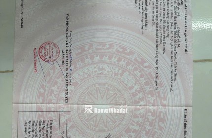 BÁN ĐẤT 3 CÔNG ĐẤT XÃ MỸ HOÀ HƯNG, TP LONG XUYÊN SHR CHỈ 750 TRIỆU. LH:0977226448