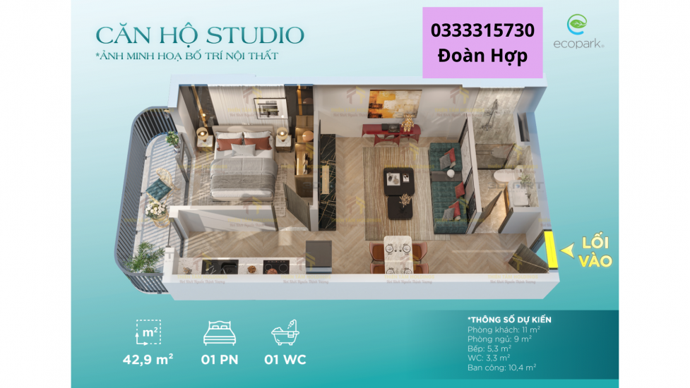 Khám phá nhà phố vườn tại Eco Palace