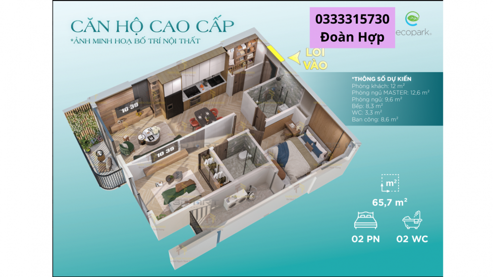 Khám phá nhà phố vườn tại Eco Palace
