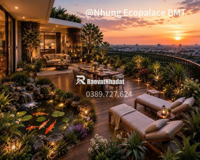 Căn hộ sân vườn EcoPalace Đăk Lăk - càng hiếm càng có giá trị.