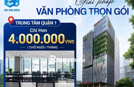 CHỈ TỪ 4 TRIỆU/THÁNG – SỞ HỮU VĂN PHÒNG HẠNG A, VIEW TRIỆU ĐÔ NGAY TRUNG TÂM QUẬN 1
