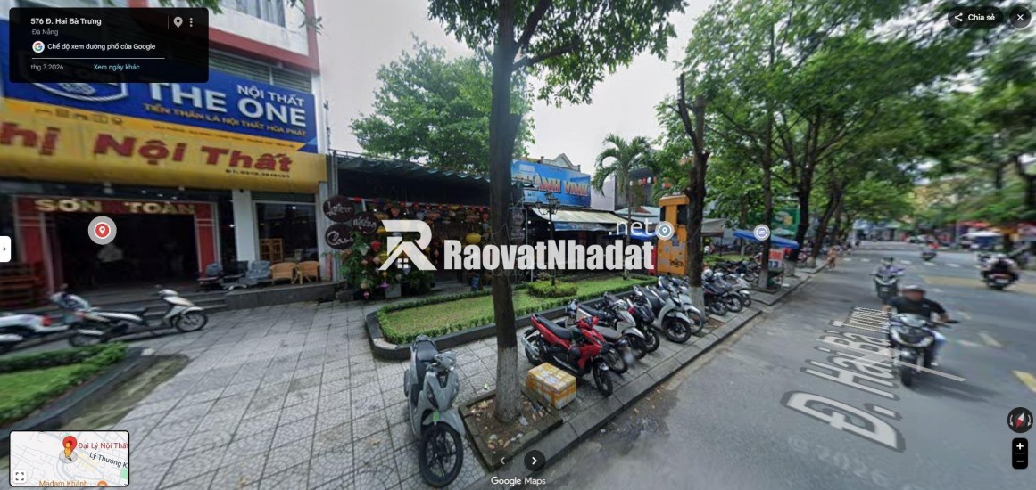 BÁN 564,6 M2 ĐẤT MẶT TIỀN ĐƯỜNG HAI BÀ TRƯNG – PHƯỜNG HỘI AN – LH:0915437069.