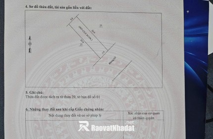 Chính chủ bán lô mặt ĐT15 104m2 giá cắt lỗ 268tr - 2 lô mặt tiền 10m