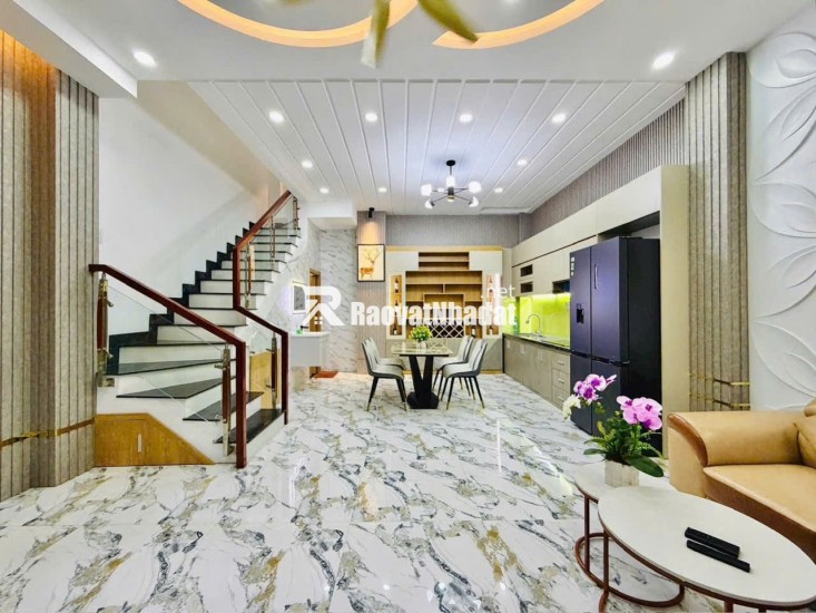 (HIẾM)Bán nhà mặt tiền 1T2L, đương Huỳnh Tấn Phát, 60m2, hẻm xe hơi né nhau, giá nhỉnh 4 tỷ