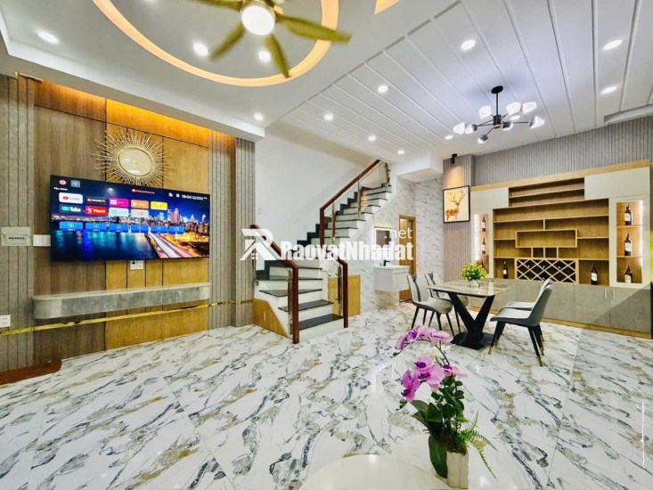 (HIẾM)Bán nhà mặt tiền 1T2L, đương Huỳnh Tấn Phát, 60m2, hẻm xe hơi né nhau, giá nhỉnh 4 tỷ