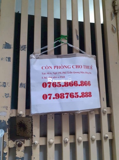 CHÍNH CHỦ CẦN CHO THUÊ TẦNG 2 – PHỐ TRẦN QUANG DIỆU PHƯỜNG Ô CHỢ DỪA  ĐỐNG ĐA, HÀ NỘI