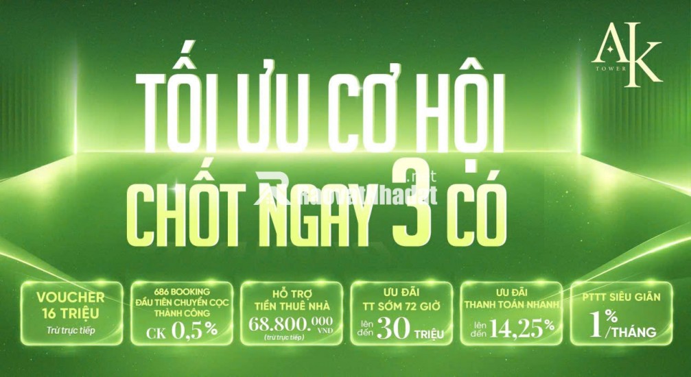 A&K tower- cơ hội sỏ hữu Nhà O Đồng tại An Phú TPHCM có 2 tầng thương mại ParcMall.