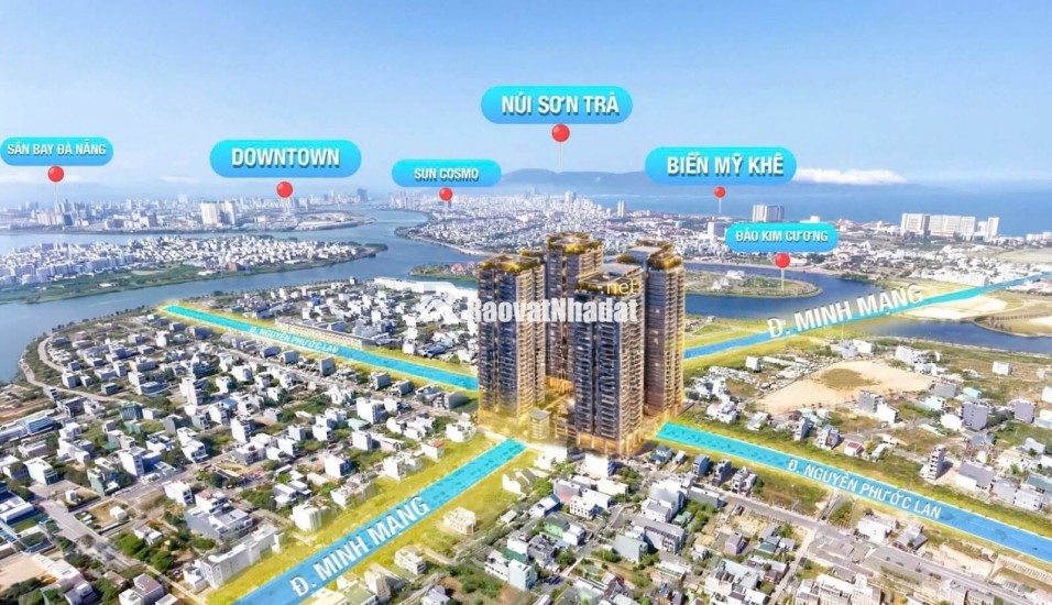 Studio F2 tầng 12A trục 20 | view đường phố Minh Mạng + sông | chỉ 1,65 tỷ