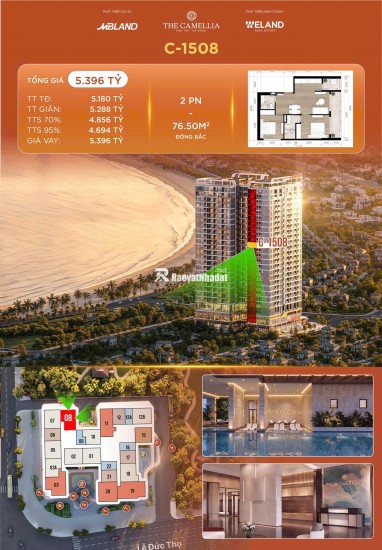 Nhanh tay sở hữu: CĂN HỘ THE CAMELLIA ĐÀ NẴNG - BÁN ĐẢO SƠN TRÀ CHỈ TỪ 1.9TỈ/CĂN LH:0775671352