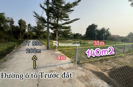 BÁN LÔ ĐẤT THỔ CƯ VỊ TRÍ ĐẸP TẠI ẤP 6 XÃ TÂN TRẠCH, CẦN ĐƯỚC, LONG AN. LH:0903187068.